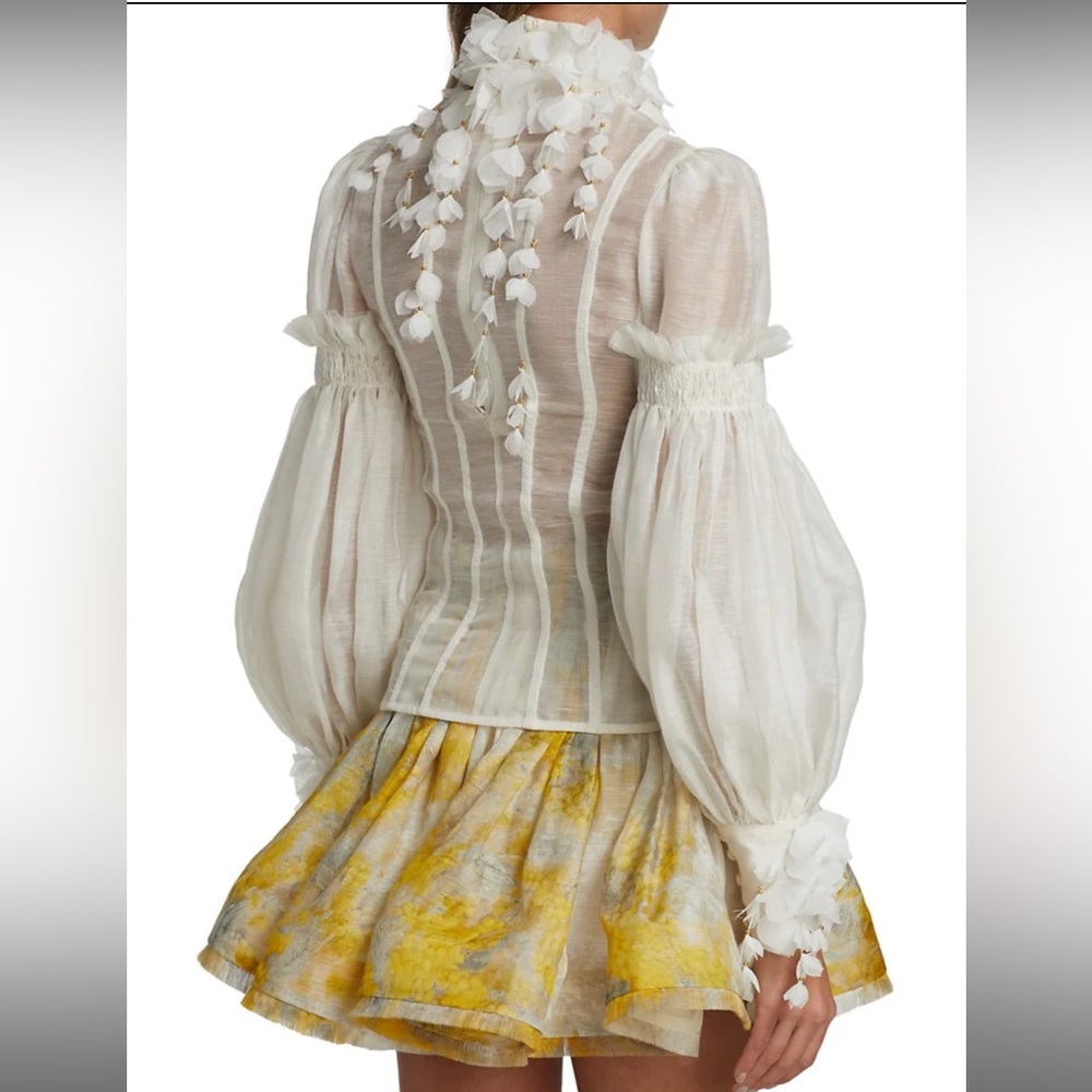 ZIMMERMANN BOTANICA WATTLE BLOUSE - SIZE 0 - Picture 3 of 15